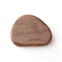 Load image into Gallery viewer, Black Walnut Wood Pebble Candle Holder